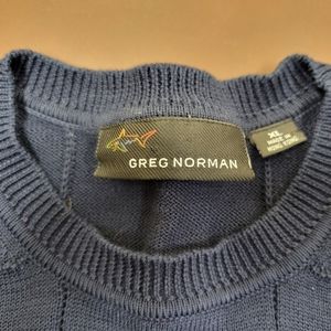 Men's Greg Norman Shark Collection Crew Neck Sweater
